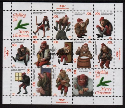 (image for) 1999 Christmas Goblin Labels