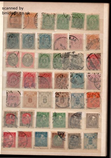 (image for) Iceland Accumulation in Stockbook