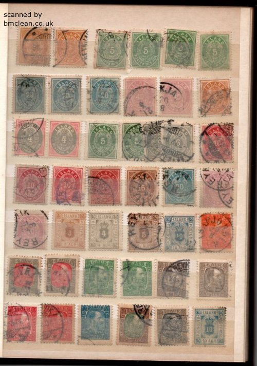 (image for) Iceland Accumulation in Stockbook