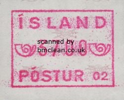 (image for) 1988 Type A Machine Label 3700a POSTUR 02