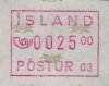(image for) 1993 Design 25 Kr POSTUR 03