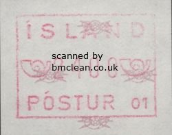 (image for) 1983 Type A Machine Label 2400a POSTUR 01