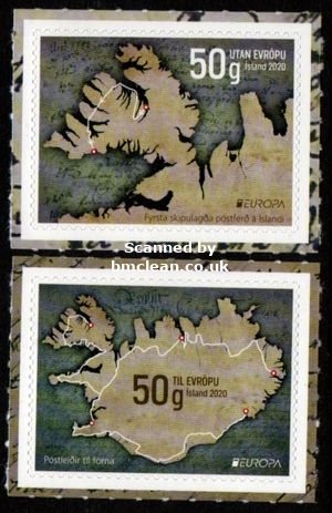 (image for) 2020 Europa - Postal Routes