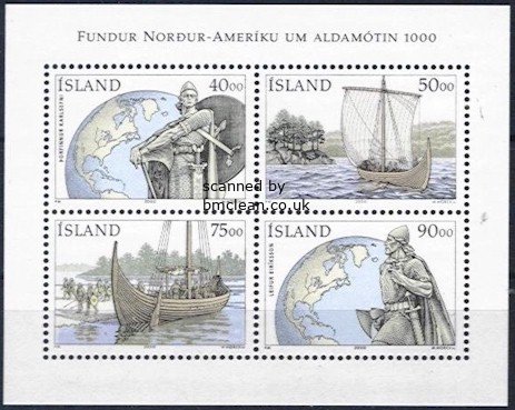 (image for) 2000 Vikings Discover America (M/S)