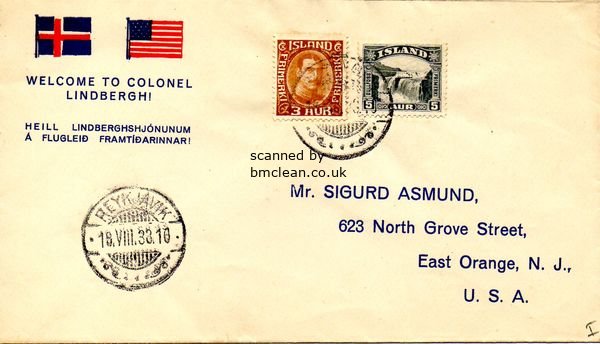 (image for) 1933 Welcome to Colonel Lindberg