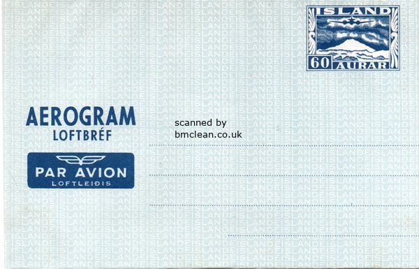 (image for) 1949 Aerogram Mint