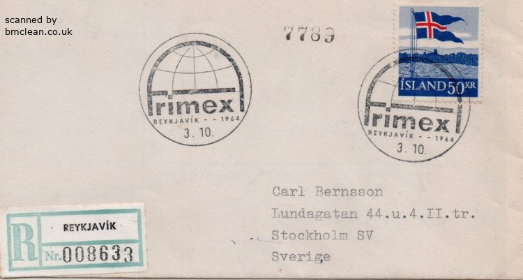 (image for) 1964 Frimex Reykjavik