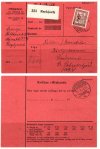 (image for) 1954 Parcel Card