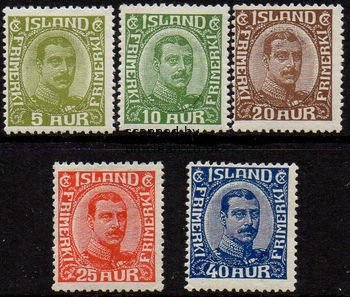 (image for) 1921/22 Changed Colours Set (5v)