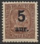 (image for) 1922 5a on 16a Reddish Brown 1
