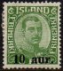 (image for) 1922 10a on 5a Green