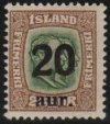 (image for) 1922 20a on 25a Green & Brown 2