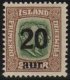 (image for) 1922 20a on 25a Green & Brown 2