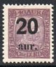 (image for) 1922 20a on 40a Mauve