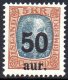 (image for) 1925 50a on 5Kr Grey & Brown