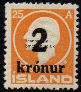 (image for) 1926 2 Kr on 25a Orange