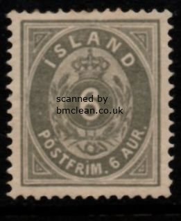 (image for) 1876/95 6a Grey (Unused)