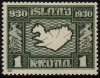 (image for) 1 Kr Green and Grey-green