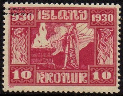 (image for) 10 Kr Red and Lilac-red