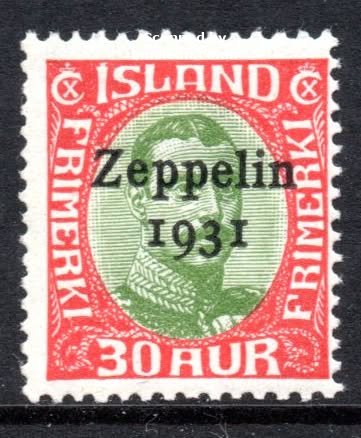 (image for) 30a Zellelin Overprint (L/M/M)