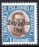 (image for) 1 Kr Zellelin Overprint (L/M/M)