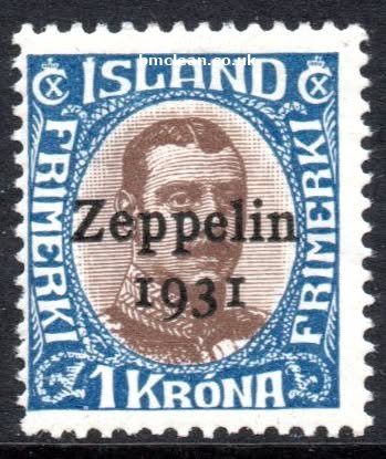 (image for) 1 Kr Zellelin Overprint (L/M/M)