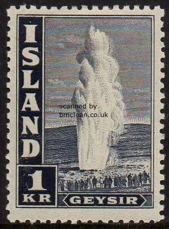 (image for) 1 Kr Indigo Perf 11½