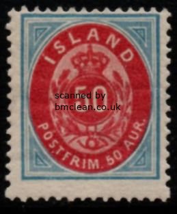 (image for) 1892 50a Red & Blue