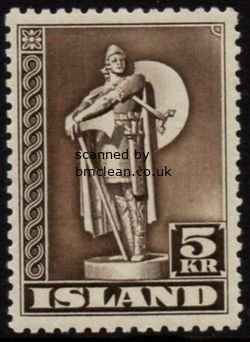 (image for) 5 Kr. Sepia Perf 11½