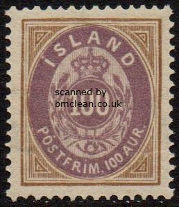 (image for) 1892 100a Lilac & Brown