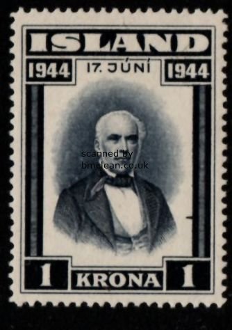 (image for) 1944 Republic 1 Kr Blue-black