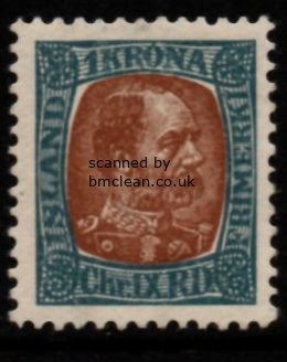 (image for) 1902 1 Kr Brown & Dull Blue