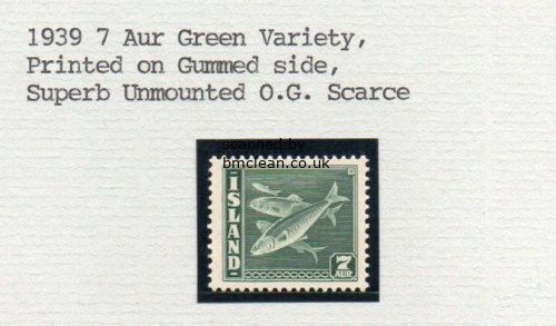 (image for) 7a Deep Green Printed on Gummed Side
