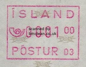 (image for) 1993 Type B - 1 Kr POSTUR 03