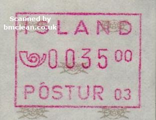 (image for) 1993 Type B - 35 Kr POSTUR 03