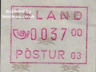 (image for) 1993 Type B - 37 Kr POSTUR 03