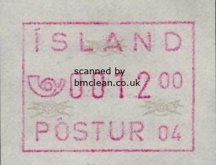 (image for) 1993 Type B - 12 Kr POSTUR 04