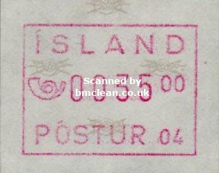 (image for) 1993 Type B - 35 Kr POSTUR 04