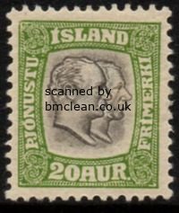 (image for) 1907 Official 20a Yellow Green