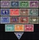 (image for) 1930 Millenary Official Overprints Set