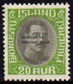 (image for) 1932 Official 20a Yellow-green