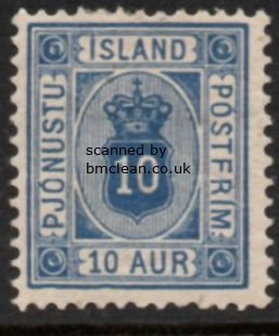 (image for) 10a Blue Perf 12½