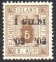 (image for) 1902 Official I GILDI 5a Brown Perf 14x13½