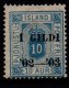 (image for) 1902 Official I GILDI 10a Blue Perf 14x13½