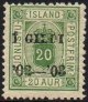 (image for) 1902 Official I GILDI 20a Green Perf 14x13½