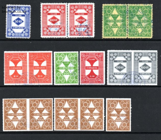 (image for) Selection of Revenue Stamps