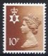 (image for) 10p Orange-brown Centre Band