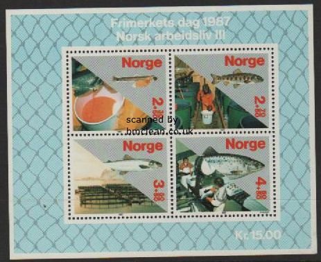 (image for) 1987 Stamp Day M/S