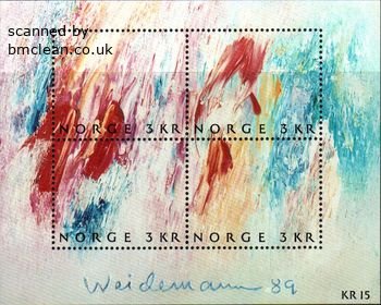 (image for) 1989 Stamp Day M/S