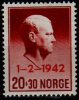 (image for) 1942 Quisling Overprint